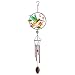 CREATIVE DESIGN Wind Chimes, 32''H Hummingbird Wind Chimes, Portable Metal Garden Wind Chimes for Home Garden Decoration