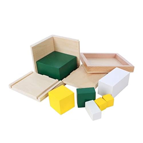 Image of Montessori Baby Math Toys Power 2 Cube Training Early Educational Preschool Training Kid Math Learn Toys Brinquedos Hobbies Math