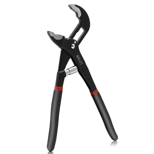 CCLIFE Alicates Extensibles 250 mm Cr-V Alicates Pico de Loro Tenazas con Ajuste de Carraca