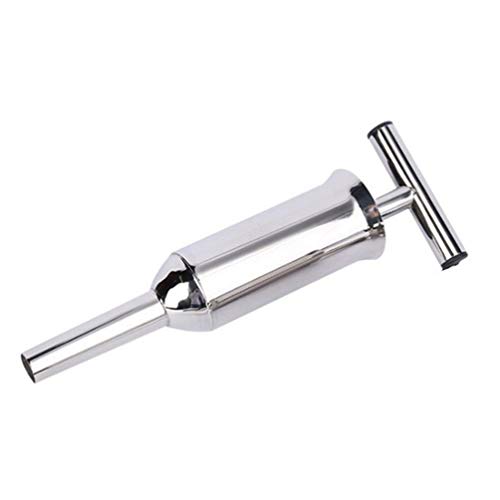 Hemoton Meat Filler Tool Stainless Steel Sausage Stuffer Tube Kit for Sausage Making Meat Processing