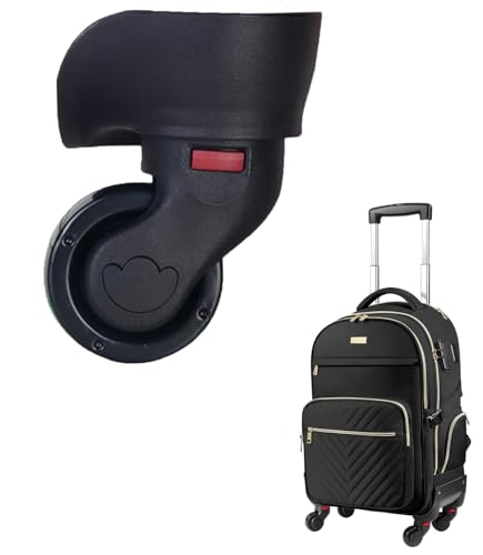 StarCloud Mochila feminina com rodinhas de 4 rodas, mochila de viagem de 45 L com rodas, Roda única