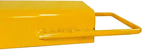 Orangea 84In X 5.5In Fork Extensions Accommodates 84Inch Length 5.5Inch Width Forklift Extensions Heavy Duty Steel Pallet Fork Extensions For Forklift 2Inch Thickness #TOP4