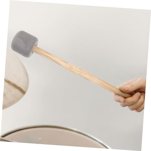 Baquetas de madera para bombo gris 33 cm miniatura 6