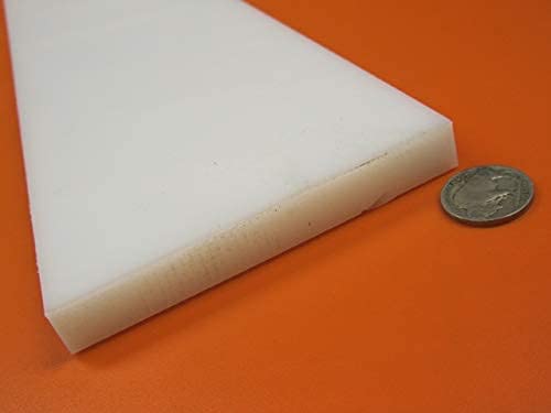 White HDPE (High Density Polyethylene) Rectangular Bar .500