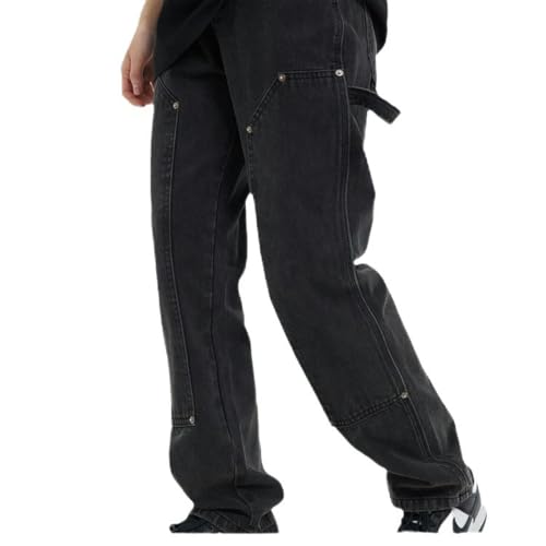 Jean Américain Haute Rue Pantalon Décontracté Ample Lourd - 2