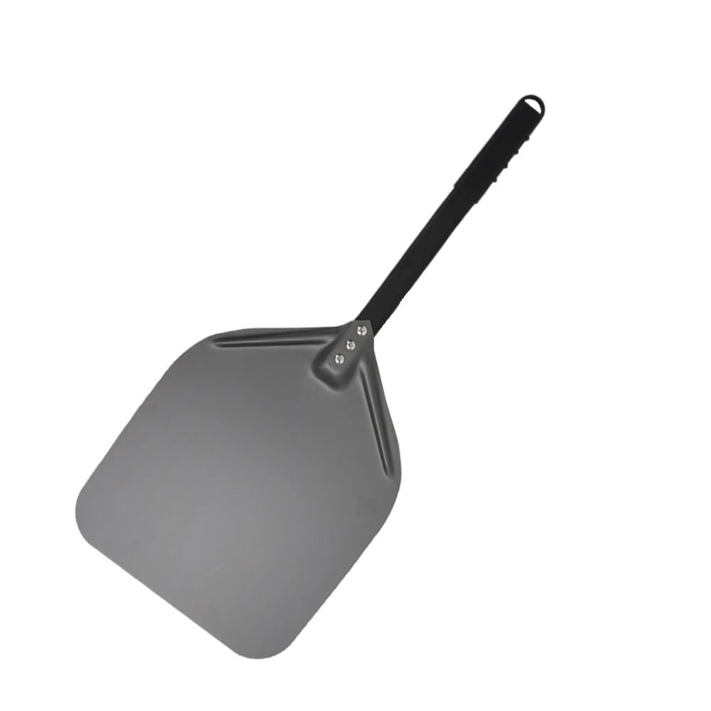 WANGSHAOWEI Pizza ​Paddle 12 13 14 Pizza Peel Long Handle Super Smooth Paddle Lightweight Turning Outdoor Oven Accessories Shovel Nonstick(Black 13inch 74cm)