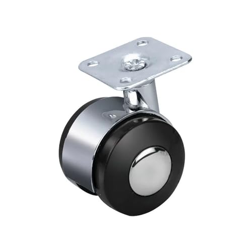 Poulie silencieuse pour meuble avec roulette de 2 pouces plate anti-rayures