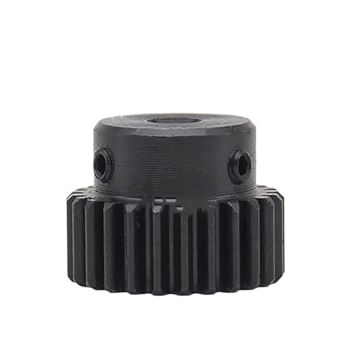 Bevel Gear Pinion Hardware Mechanical 1pcs 1 Die Step Gear 30Teeth Bore 5/6/6.35/7/8/10/12/12.7/14/15mm 1M Steel Metal Motor Cam Gear Spur Gear(6.35mm)