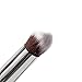 Nanshy 3D Concealer Brush Under Eye Blending Brush for Cream, Liquid & Powder Makeup - Conceal, Contour & Shape Under Eye Concealer Brush - Vegan & Cruelty-Free - Onyx Black