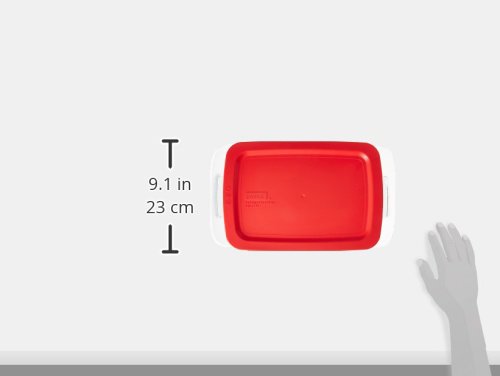 Pyrex Easy Grab 2-Qt Glass Baking Dish With Lid, Tempered Glass Baking Dish With Large Handles, Non-Toxic, Bpa-Free Lid, Dishwashwer, Microwave, Freezer And Pre-Heated Oven Safe #TOP5