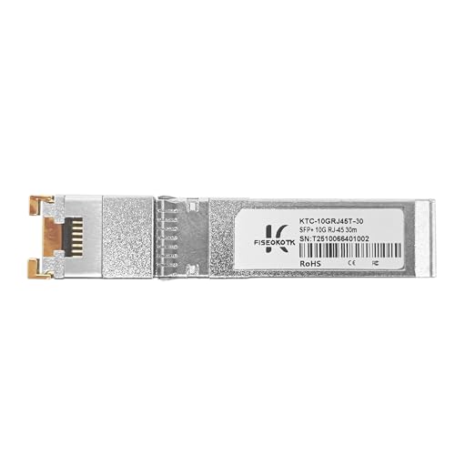 Amazon.co.jp: FISEOKO TK 10GBASE-T SFP+ RJ45モジュール | CAT6a対応