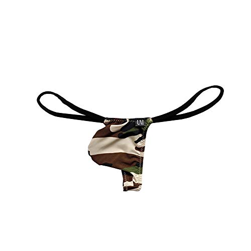 Adahop Mens Ice Silk Leopard Print String Briefs Men's Underwear Undies #TOP2