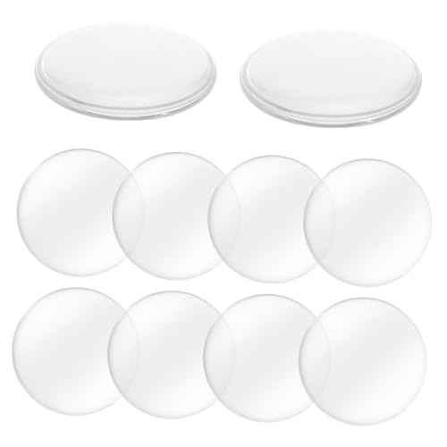 VINTORKY 5 ペア 個 ラグドールのガラス製アイレンズ の目 Diy アクセサリー のアクセサリー おもちゃの目 工芸用グラスアイ 丸いガラス クラフトアイ Transparent