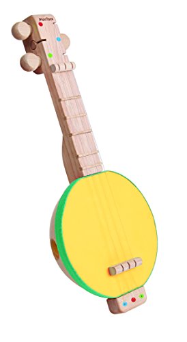 PLAN TOYS- Banjolele, Colore Legno, Norme, 6436
