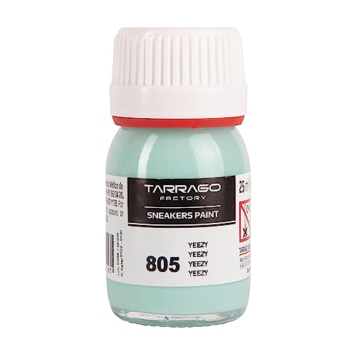 Tarrago Yeezy #805 - Pintura acrílica para zapatos personalizados, para tenis, botas, bolsos, carteras, mate, flexible, cobertura perfecta, Yeezy #805 - 0.8 onzas líquidas