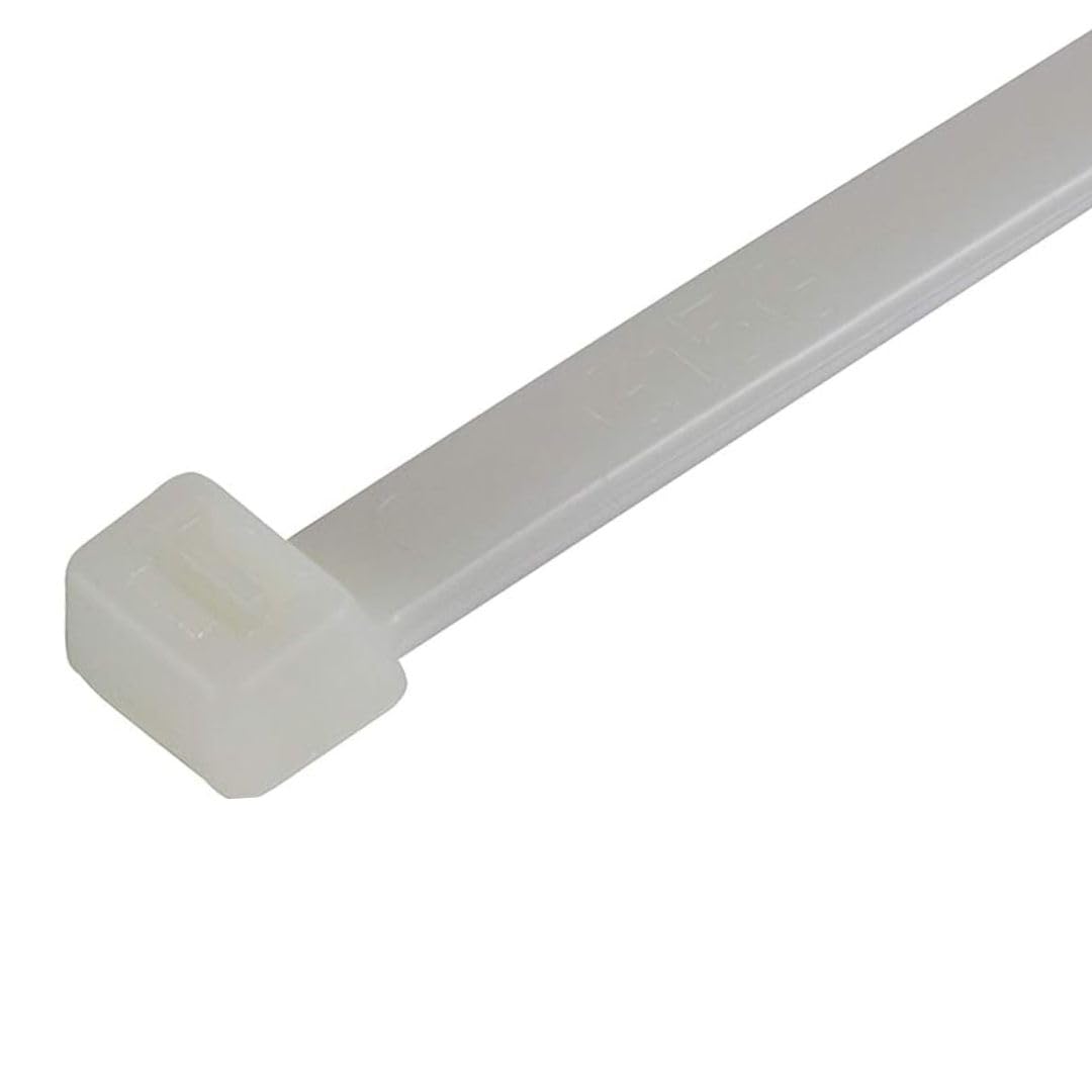Gocableties Kabelbinder 5000 Stück – 30 Cm Lang, 18,2 Kg Zugfestigkeit, UV-beständig | Weiß/transparent Für Innen & Außen
