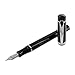 Nemosine Singularity Fountain Pen, Extra Fine German Nib, Velvet Black (NEM-SIN-02-EF)