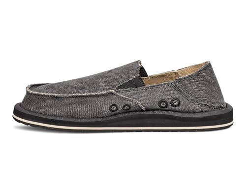 Image of Sanuk Mens Donny Loafers for Men | Mens Shoes | Slip On Shoes for Men | Men's Slip-on Loafers | Memory Foam Footbed