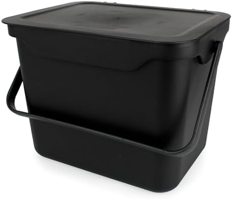 Buy Baffect Kitchen Compost Caddy,Built-in Bin Countertop Recycling Bin Food Waste Caddy Food Recycling Waste Bin Plastic Composting Bin For Food Waste Recycling Grey