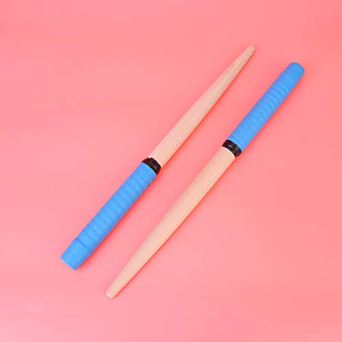 image for SUPVOX 1 wooden drum stick Pair Maibachi Taiko Drum Sticks Wood Drumst