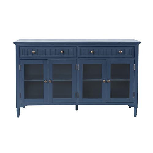 Jofran Westport Glass Door Sideboard Cabinet –...