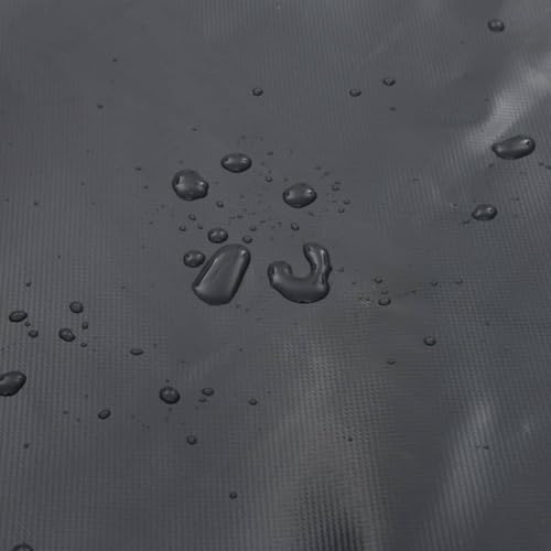 Bâche anthracite 2,5x3,5 m renforcée 650g m² avec oeillets de protection - 7