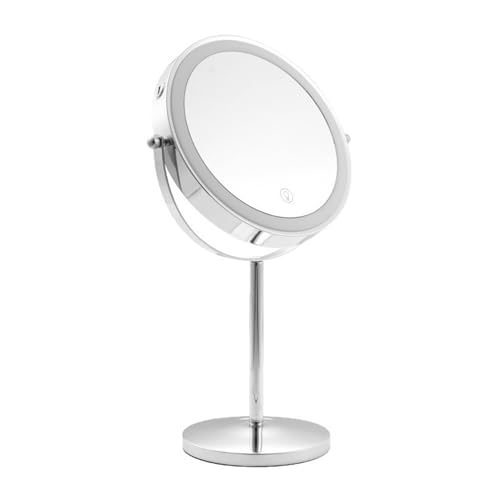 Espejo para maquillaje iluminado 8 pulgadas redondo