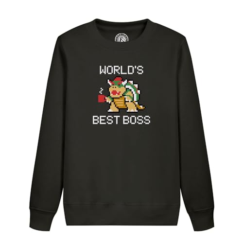 Sweatshirt enfant World's Best Boss méchant jeu vidéo 80s