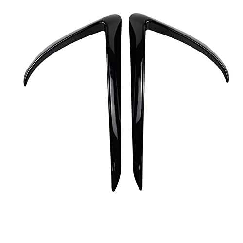 Sourcils de phares pour Tesla Model 3 2017-2022 cadre antibrouillard avant plastique ABS