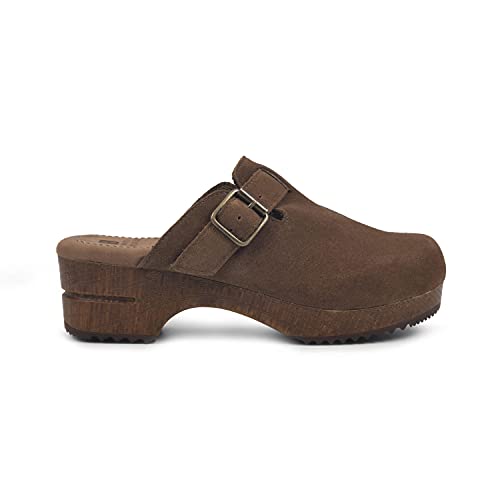 WHITE MOUNTAIN Leather Clogs