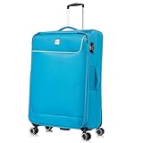 29" Suitcase Large by ATX Luggage Expandable Lightweight Softshell Trolley Case Built-in TSA Lock with 4 Dual Spinner Wheels Hold Check in Luggage