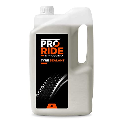 PRORIDE Tyre Sealant - Líquido Antipinchazos Bicicleta - Sellante Antipinchazos Líquido Tubeless y Cámaras - 4 Litros, Blanco