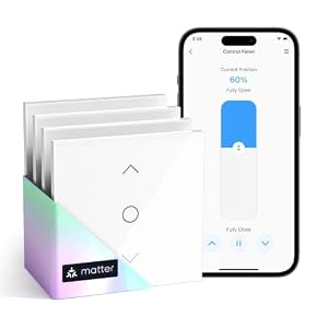 meross – meross Rolladenschalter Matter, kompatibel mit HomeKit, Alex
