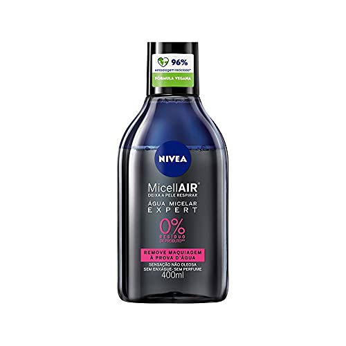 NIVEA Água Micelar Bifásica Limpeza Facial MicellAIR Expert 400ml