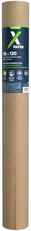 Trimaco Heavy Duty Contractor's X-Paper, 1 roll, 36-inch x 120-feet