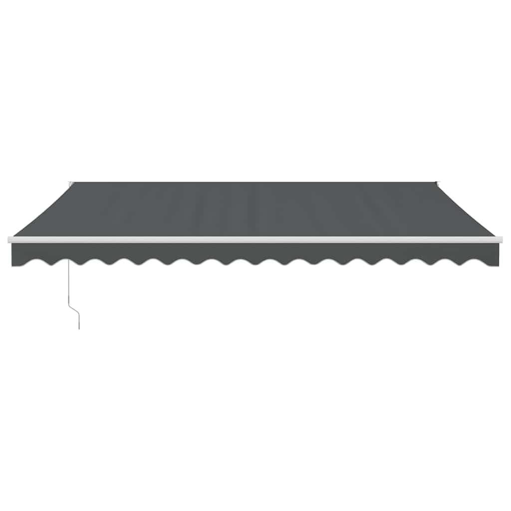Tenda elettrica retrattile con telecomando, resistente alle intemperie e protezione UV, perfetta per terrazze, giardini e terrazze, 4,5 x 3 m