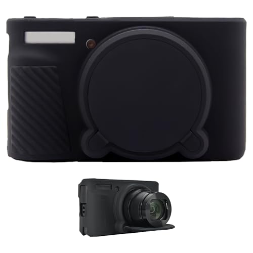 Funda de silicona para cámara compatible con Canon PowerShot SX740 SX730 Hs, funda protectora de silicona suave con cubierta de lente extraíble, antiarañazos, ajuste delgado, ultrafino, ligero,