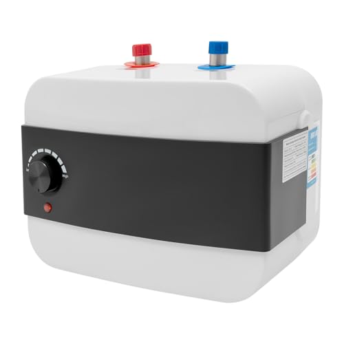 Elektrischer Wassererhitzer 6L Heißwasserbereiter Warmwassergerät Duschwasserbereiter with Schnelle Erwärmung Energiesparend for Küche Badezimmer Balkon Bereitstellung