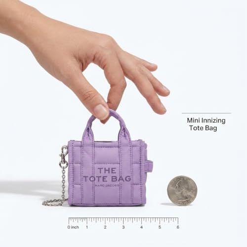 Image of Questsole Mini Tote Bag Charm for Women & Girls - Cute Small Handbag Keychain, Stylish Purse Pendant Accessory for Handbags, Keys & Gifts