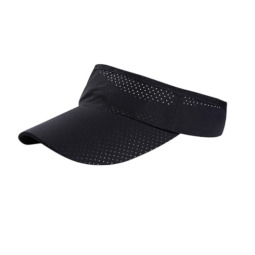 Image of 5 Pack Cooling Quick Dry Sun Visors, Unisex Empty Top Breathable Sun Protection Mesh Hats for Outdoor Activities