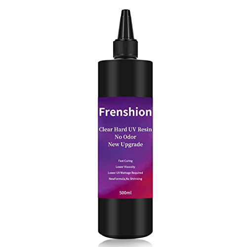 500ML mise à niveau claire résine UV dure sans odeur, pas de rétrécissement, durcissement...