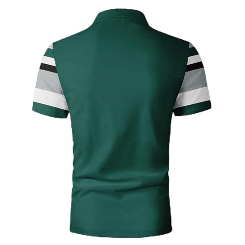 Polo homme t-shirt manches courtes respirant grande taille décontracté