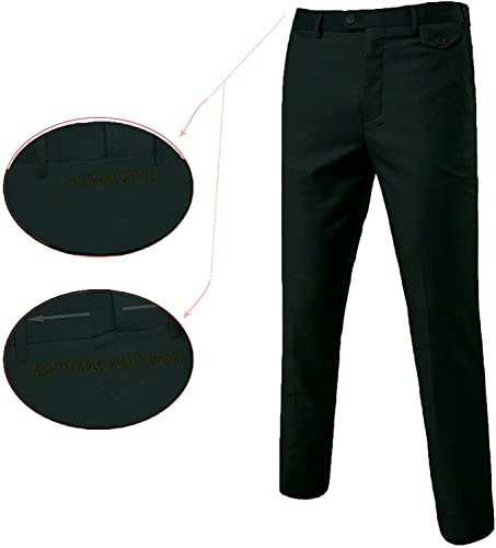 Image of WEEN CHARM Men's 3-Piece Slim Fit Suit Set-2-Button Blazer,Vest & Pants-Formal Wedding,Prom,Party & Business Tuxedo