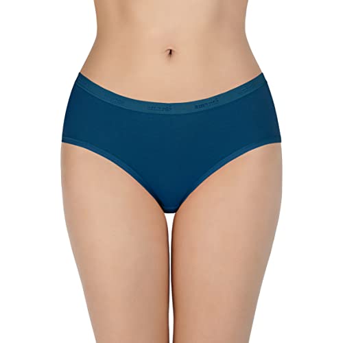 Image of Amante Solid Cotton Low Rise Hipster Panty Pack(Pack of 3)