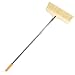 Ohphcall Anti-Static Broom Soft Bristle Brush Sweeping Brooms for Kitchen Bedroom Bathroom Wooden Handle