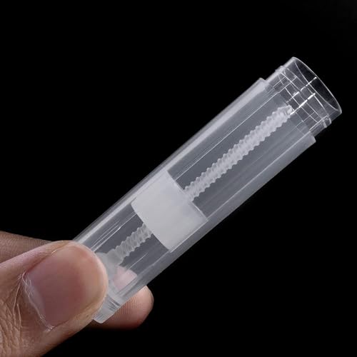 Image of JERN 5 Grams Clear Empty Plastic Lip Gloss Lip Balm Cream Tubes Lipstick Refillable Bottles Cosmetic Containers Set (Pack of 10)