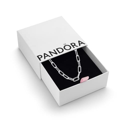 PANDORA ME Link Chain Necklace In Sterling Silver For Medallion Charms, 45cm, With Gift Box