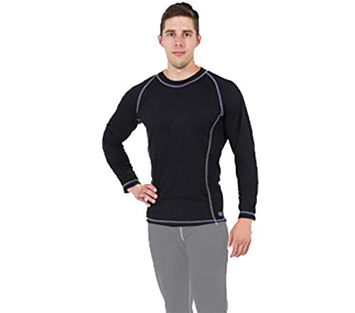 DUI Ecodivewear Pullover Men's Shirt - Black/Gray - Large