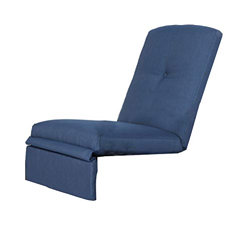 Ulaxfurniture Patio Recliner Chair Cushion with 100% Olefin Fabric (Navy Blue)