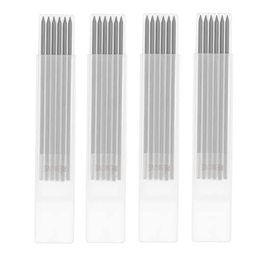 Carpenter HB Refill Replacement and, 24 Pieces Graphite Pencil Refills with Storage Boxes, Ideal Backups and Replacements, 2.8mm Suitable for Most Brands, for Woodworking, (Black)
